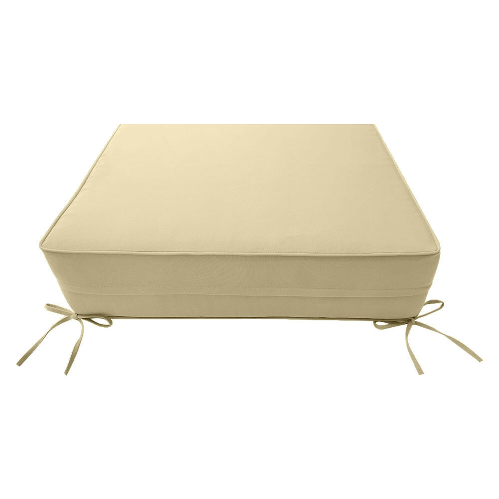 |SLIPCOVER ONLY| Outdoor Same Piped Deep Seat Backrest Pillow Cover Small AD103