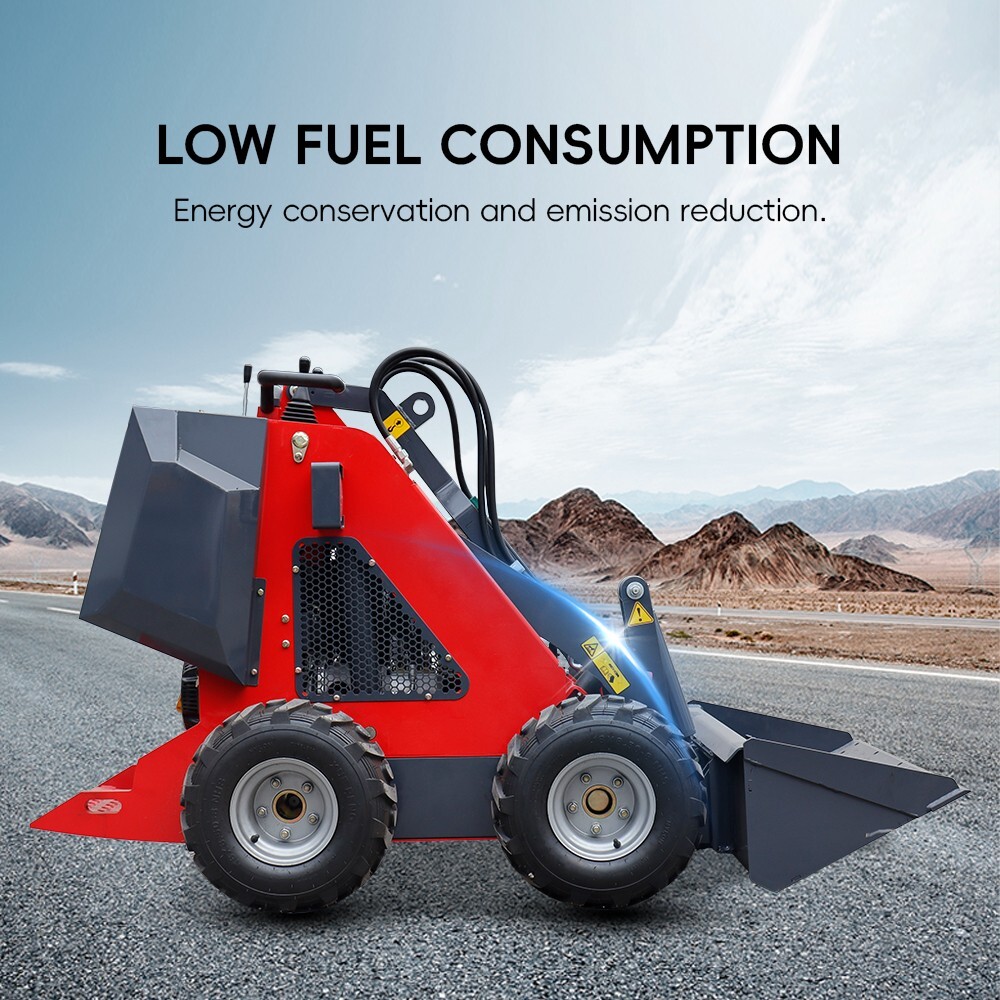 B&S engine Compact Mini Wheel Skid Steer Loader with 13.5HP Power