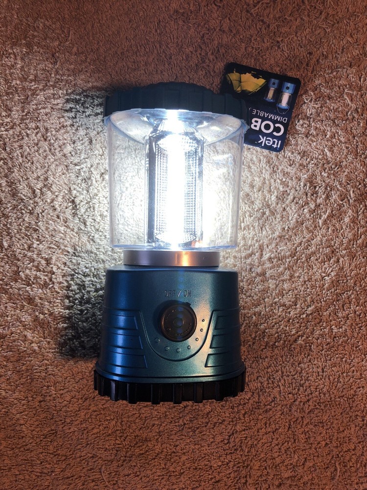 NEW Dimmable LED lantern 7" high batteries included