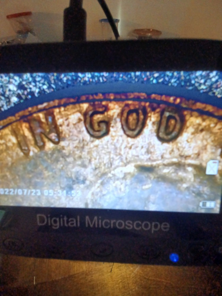 1982D PENNY ERRORS 3.1 GRAMS OFF CENTER STRIKE