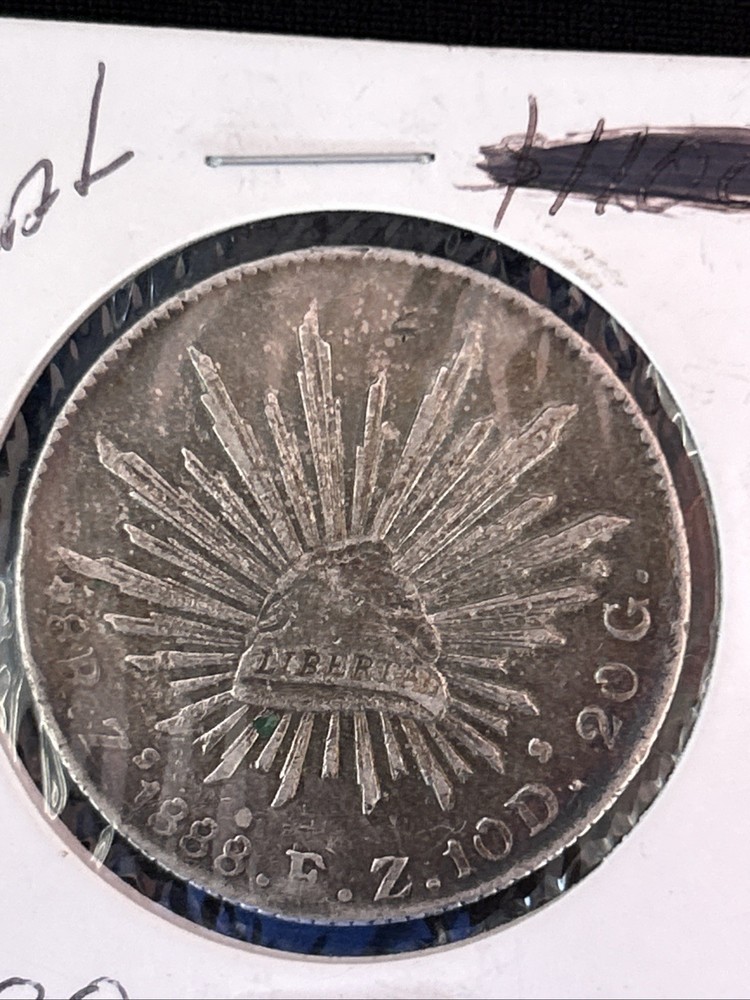 8 Reales 1888 Silver .903