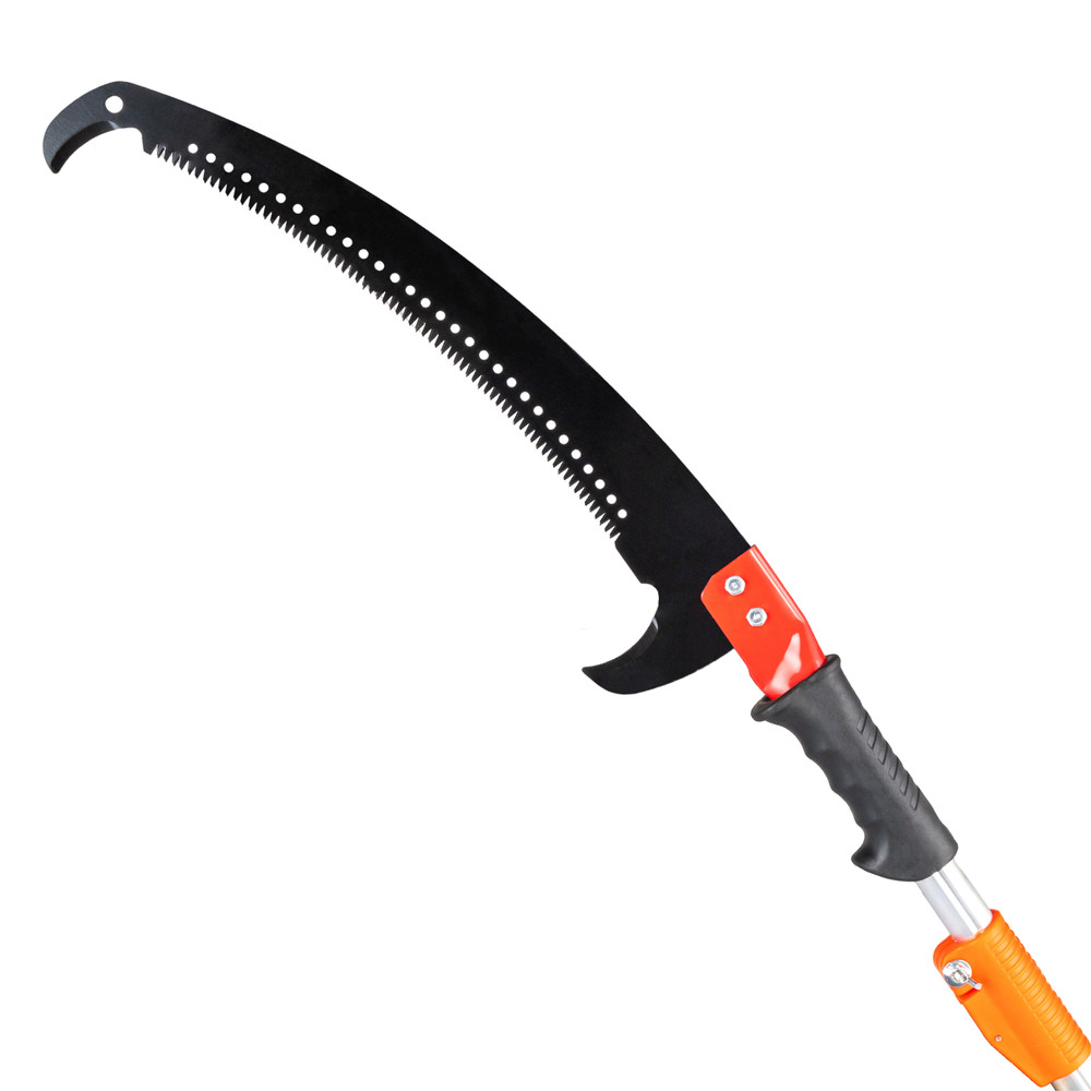 12FT Manual Pole Saw, Extendable Tree Trimmer Telescoping Branch Pruner