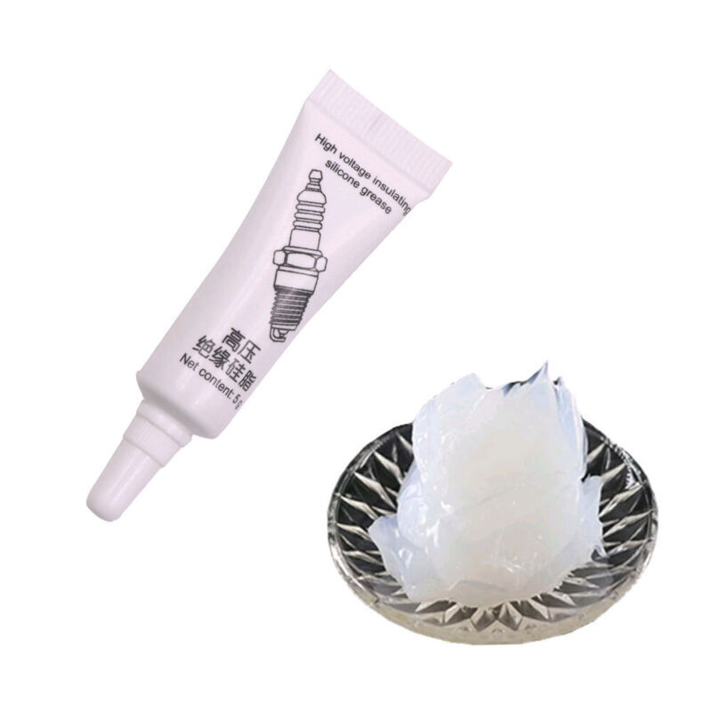 2Pcs Car Spark Plug Insulating Grease High Voltage Electrical Silicone Grease