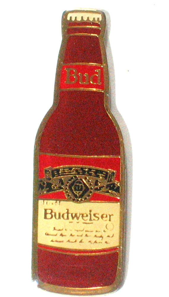 Vintage Budweiser Bottle Beer Pin **
