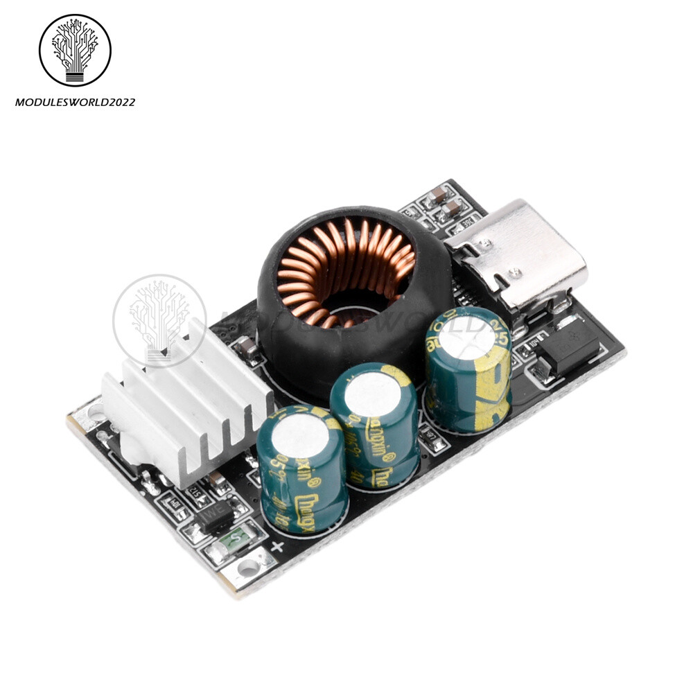 65W Type-C Mobile Phone Fast Charging Board DC Buck Car DIY Modification Module