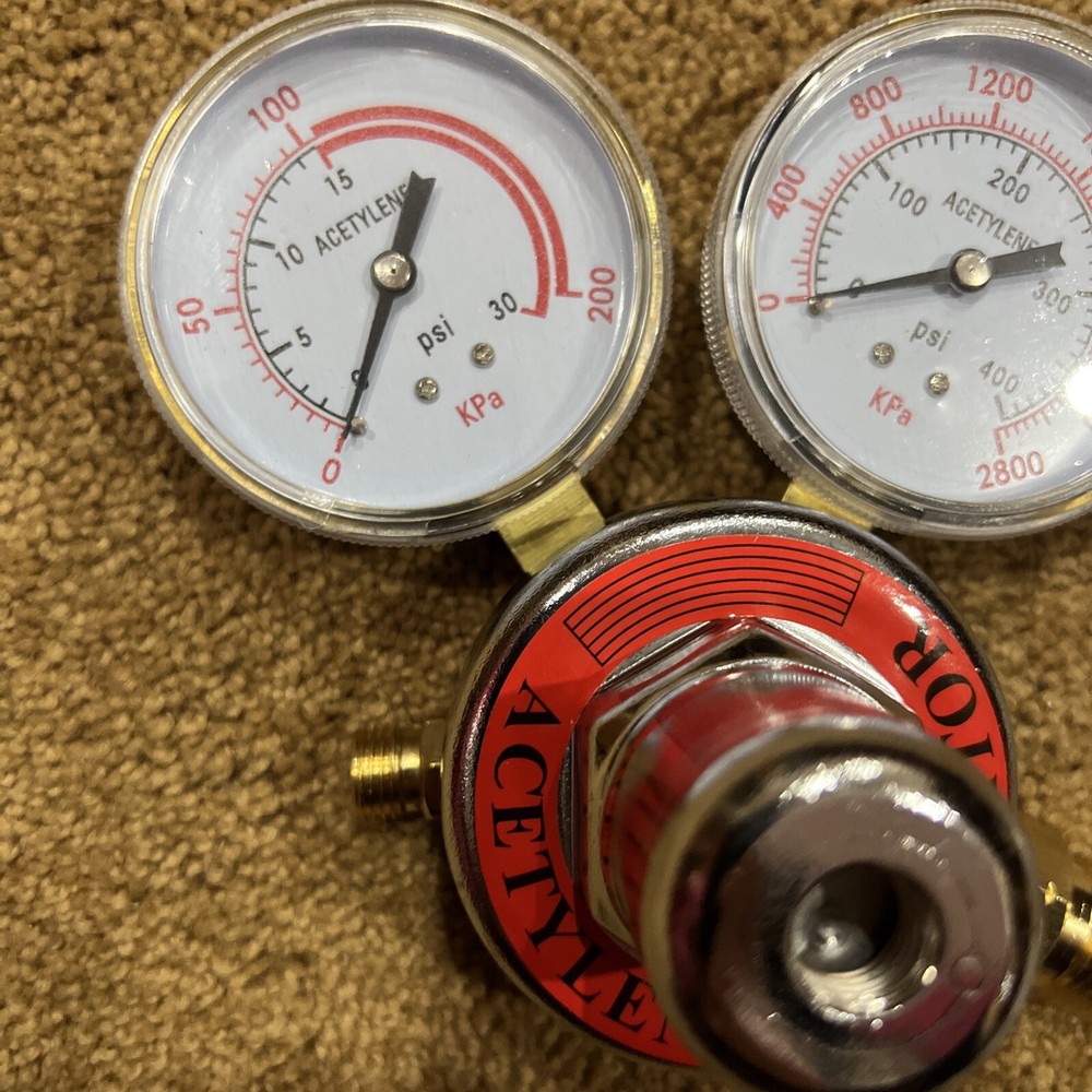 Acetylene Regulator Gauge New Without Box