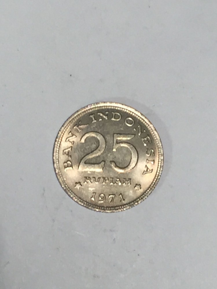 Monnaies, Indonésie 25 rupiah 1971