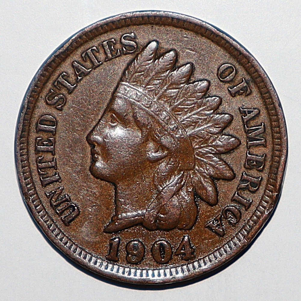 1904 Indian Head Cent XF (S96)