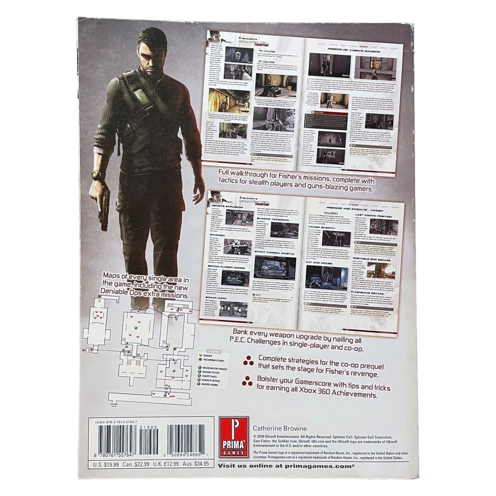 Tom Clancy's Splinter Conviction Official Strategy Guide Paperback Prima