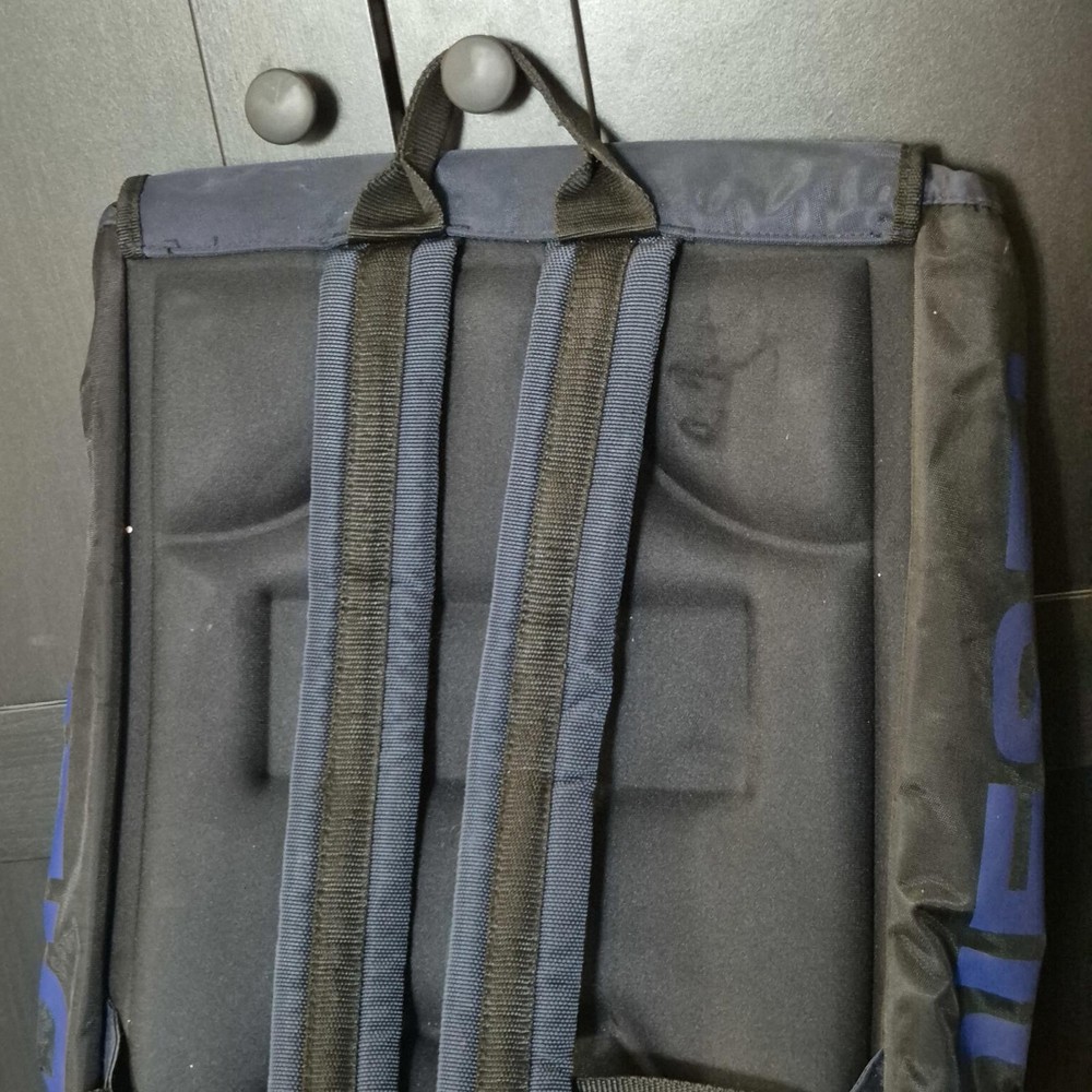 Vintage Diesel Competition Backpack with Colourful Stripe Design