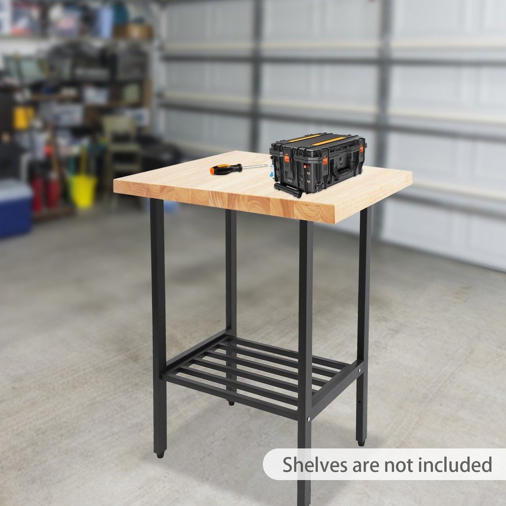 Modern Rectangular Countertop Rubber Wood Countertop Standard Countertop