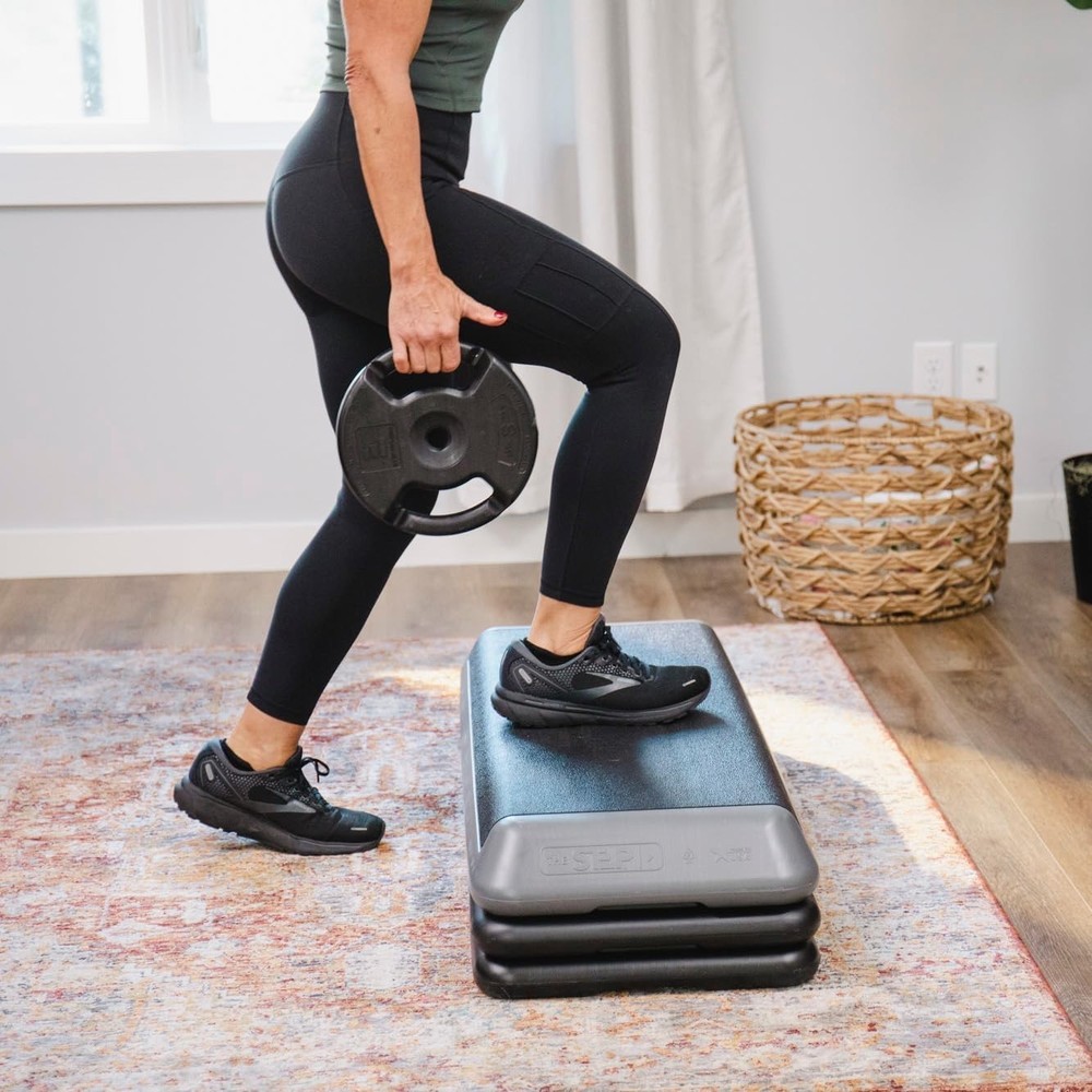 Home Exercise Step Platform with Stackable Risers