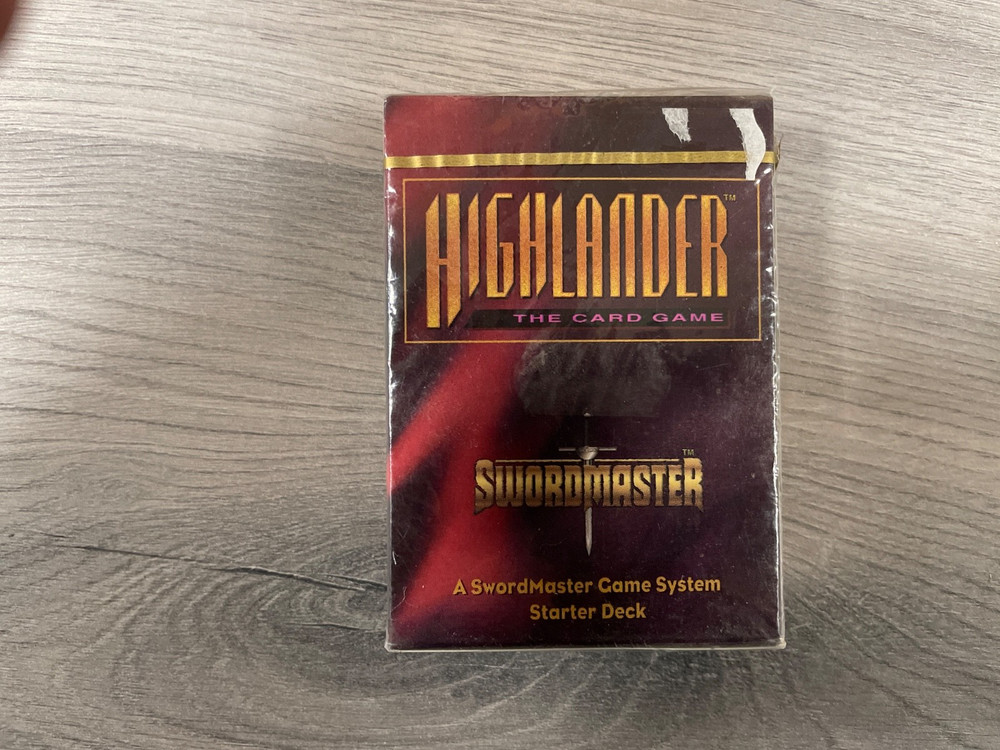 HIGHLANDER TCG SEALED STARTER DECK VINTAGE FROM SWORDMASTER 1995
