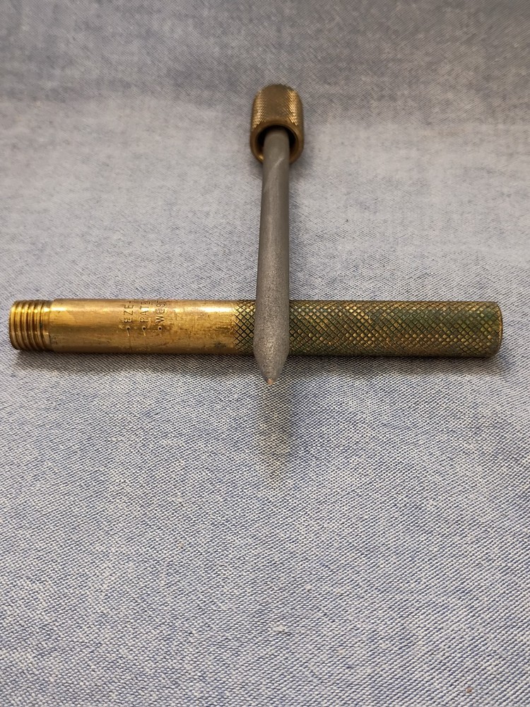 Vintage Brass Eze-Lap Diamond Sharpener -used-