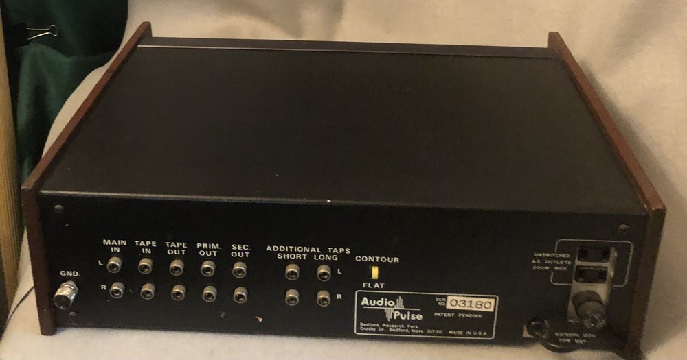 Original Collectible 1976 Model One Audio Pulse Digital Time Delay System