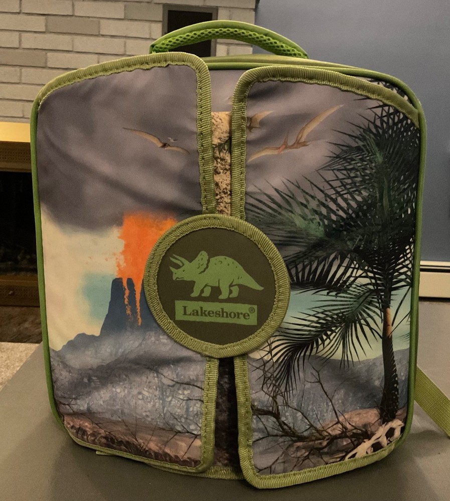 Lakeshore Learning Dinosaur Adventure Backpack Filled with DINOSAURS Read
