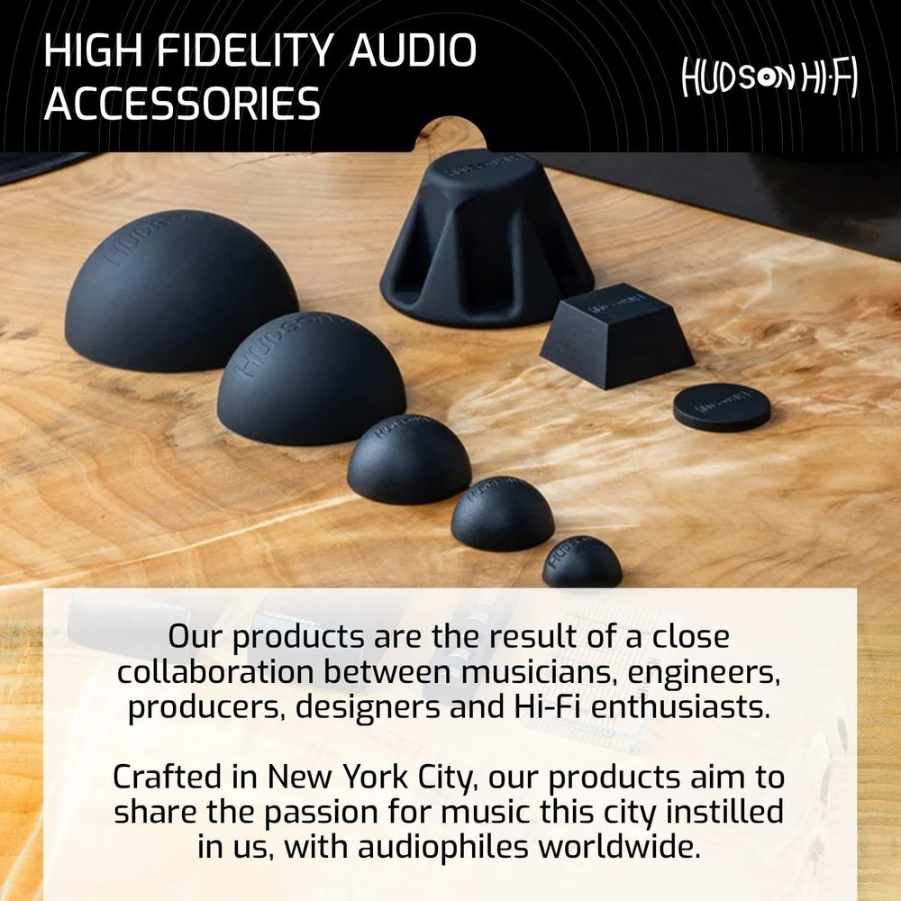Platinum Silicone Speaker Isolation Pads - Elevate Your Audio Experience, 8-Pack