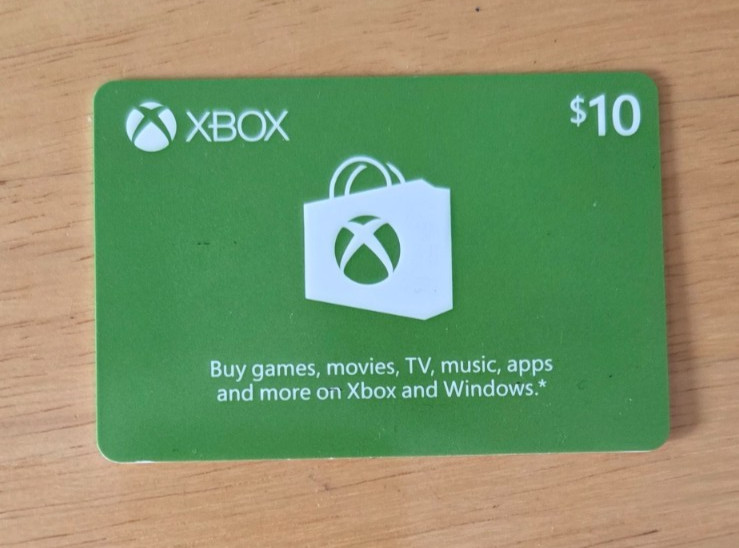 Microsoft Xbox Gift Card (Physical Delivery) $10