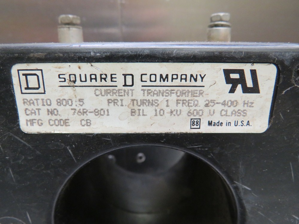 Square D 76R-801 Transformer 800:5