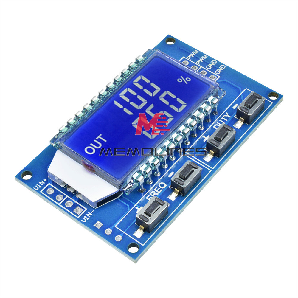 Adjustable PWM Pulse Frequency Duty Cycle Square Wave Signal Generator Module 2C