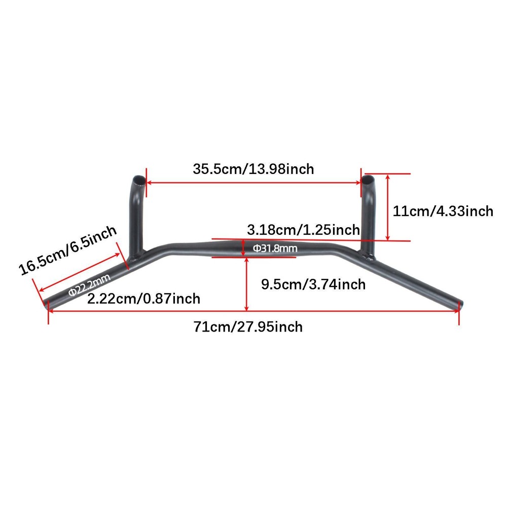 Bike Handlebar Bicycle Handlebar Premium Replace Π Shape Professional External