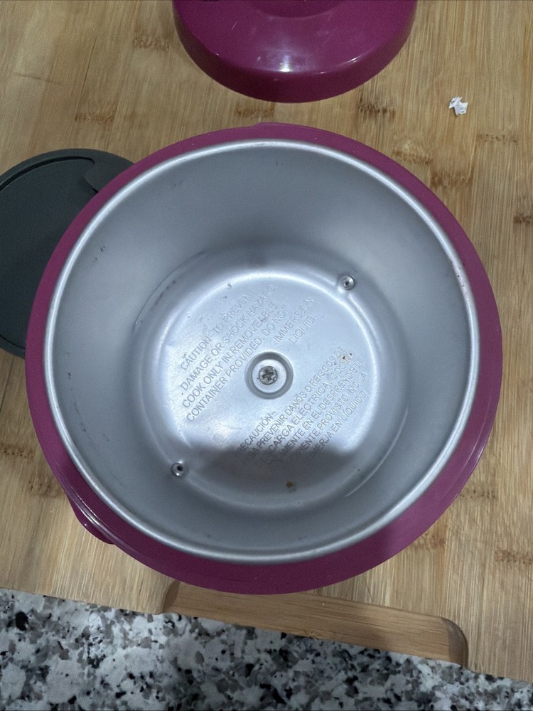 Purple Mini crock pot for home or work *