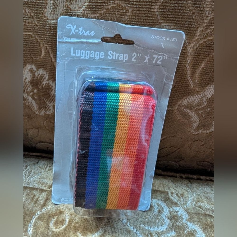 Vintage Rainbow Luggage Strap