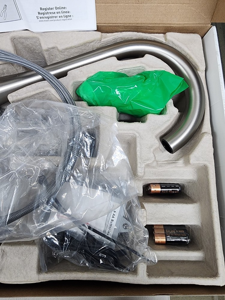 Moen Birchfield Touchless SingleHandle Sprayer Kitchen Faucet-Stainless