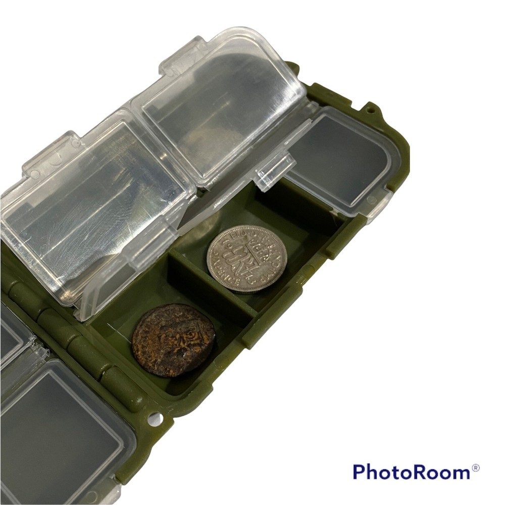 Small and Large Metal Detecting Finds Box Boxes ‘Ring Pull ID Chart’