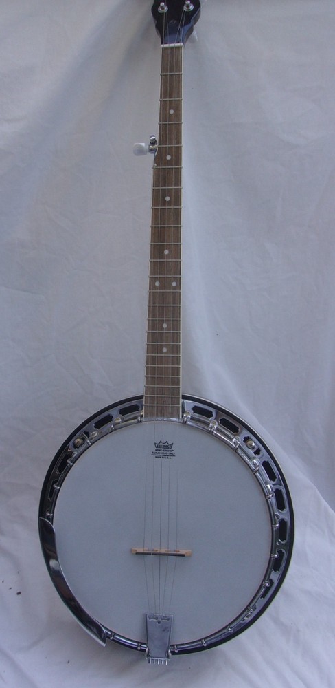 S101 GUITARS BLUEGRASS 5 STRING BANJO GUITAR SOLID BODY IN NICE CONDITION