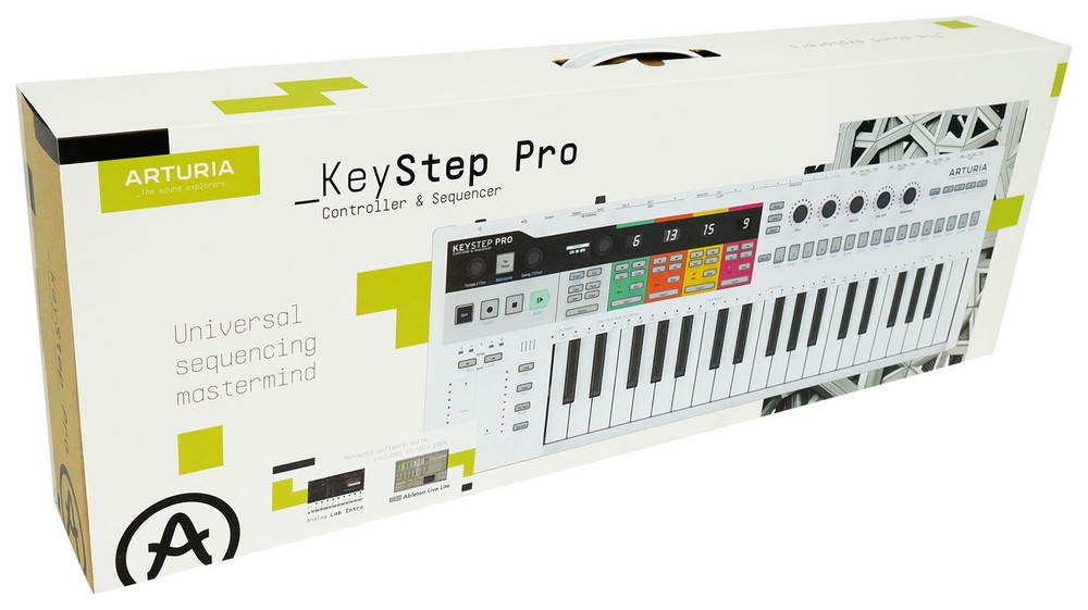 Arturia Keystep Pro Sequencer 37-Key Midi USB DJ/Recording Keyboard Controller