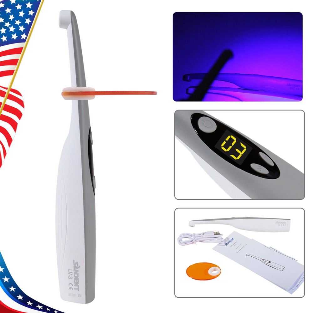 Dental Cordless Led Curing Light 3 Second iLED Lamp Woodpecker DTE Style