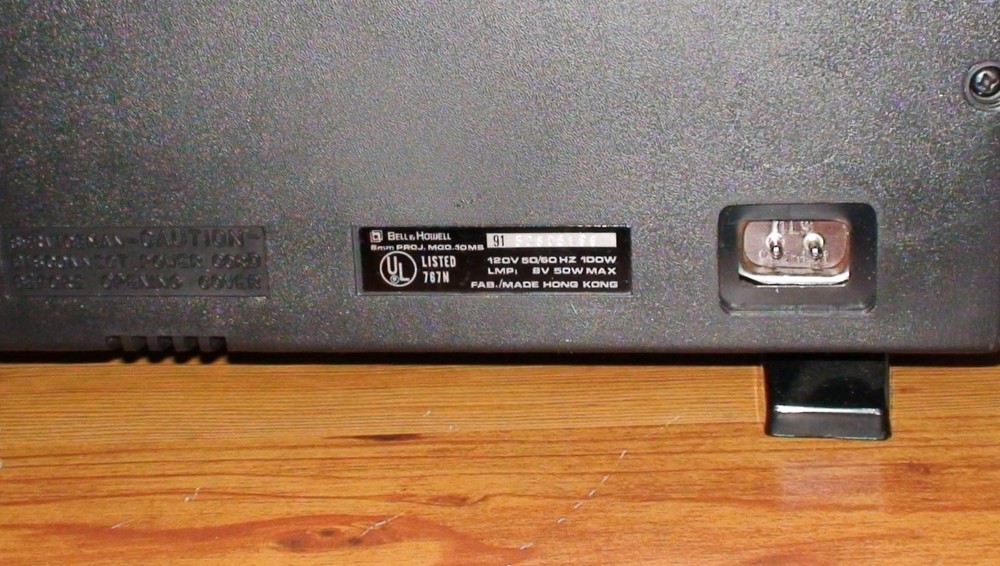 Bell & Howell 10MS Dual 8 Projector- w/ Box & Instruction Manual - Tested!
