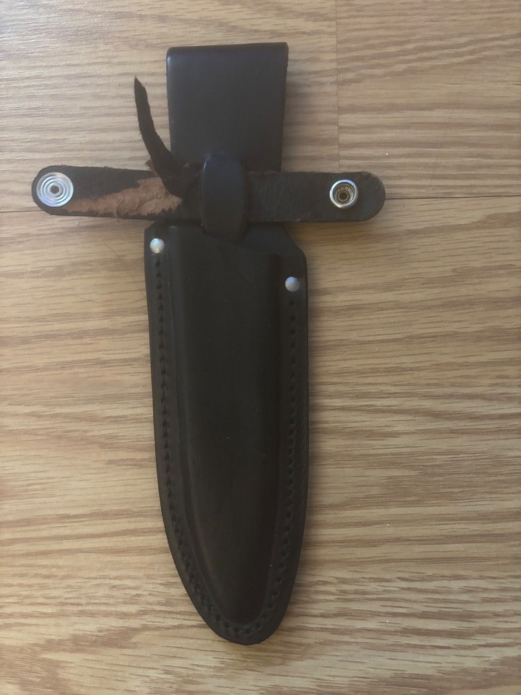 UNBRANDED BLACK 5" FIXED BLADE BELT LOOP CASE WITH CLOSE LOOP
