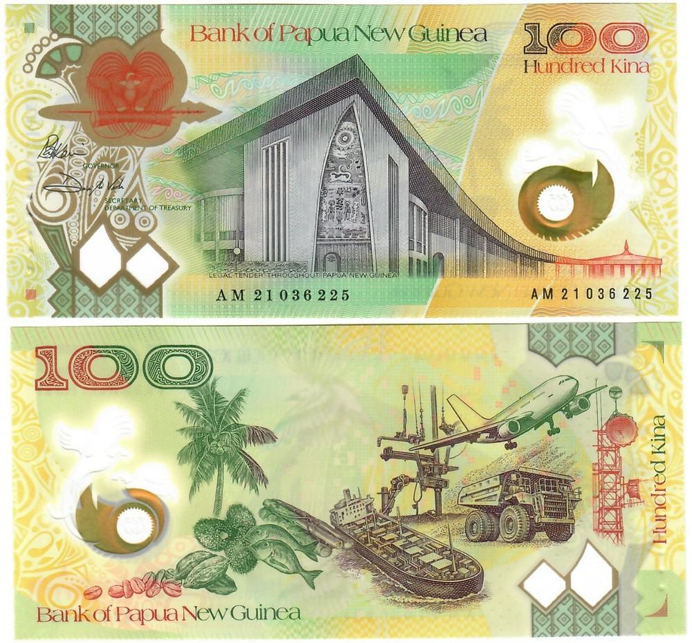 Papua New Guinea 100 Kina 2021 UNC