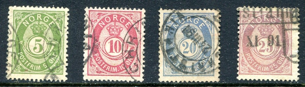 Norway 1882 - 1889 Used Lot