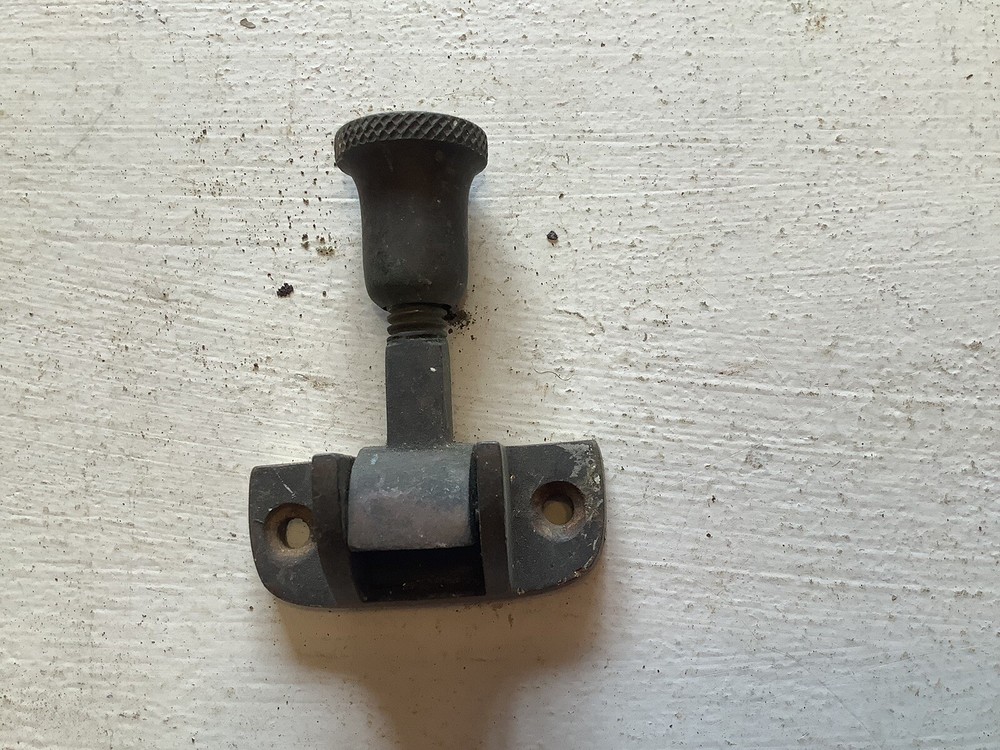 Antique Victorian brass sash window lever arm