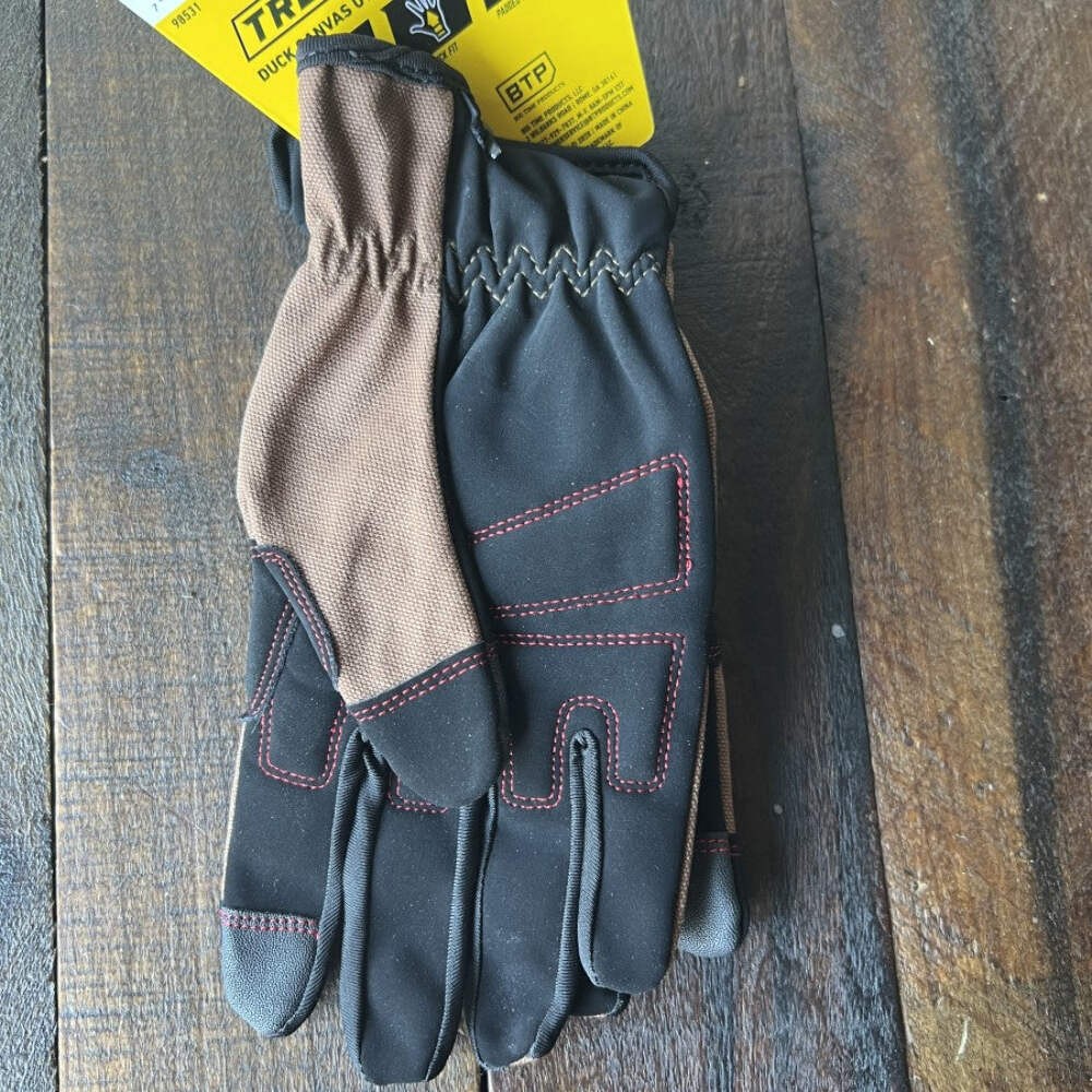 TRUE GRIP Duck Canvas Utility Gloves Medium