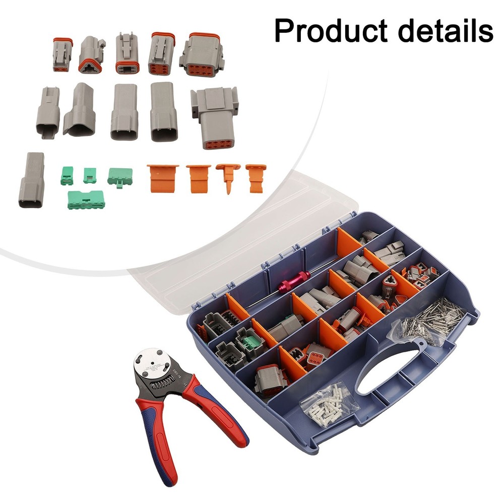338PC DT Electrical Connectors with Professional Crimping Tool for Quick Setup