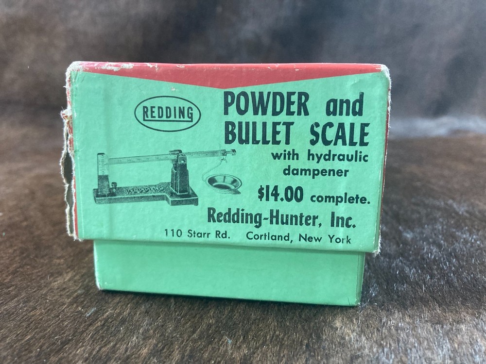 Redding Reloading Powder & Bullet Scale, 325 Grain, In Box