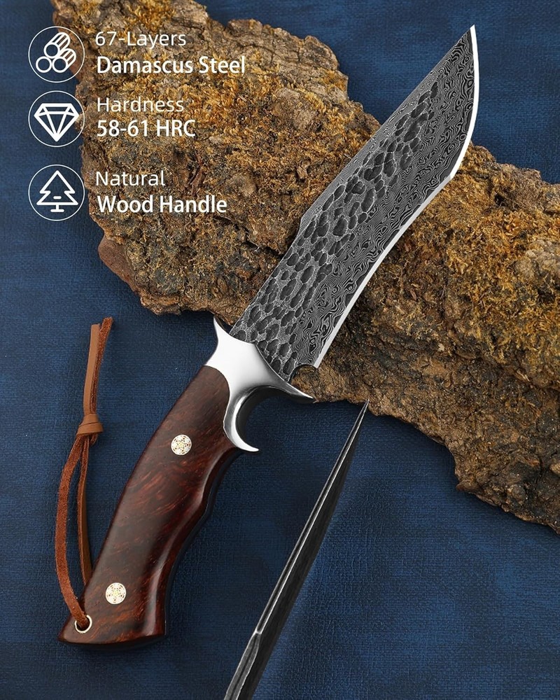 EDC Fixed Blade Camping Survival Bushcraft Knife