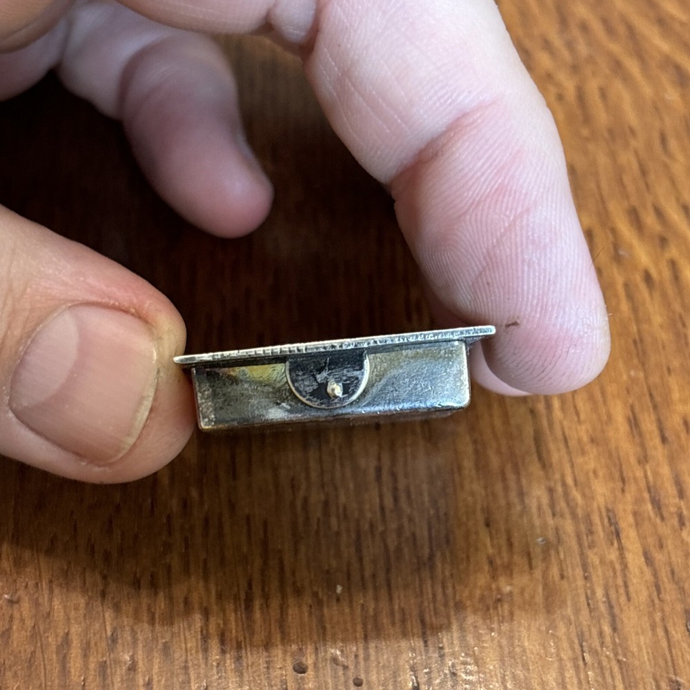 Leonore Doskow Signed Silverplate Box Small Vintage Da