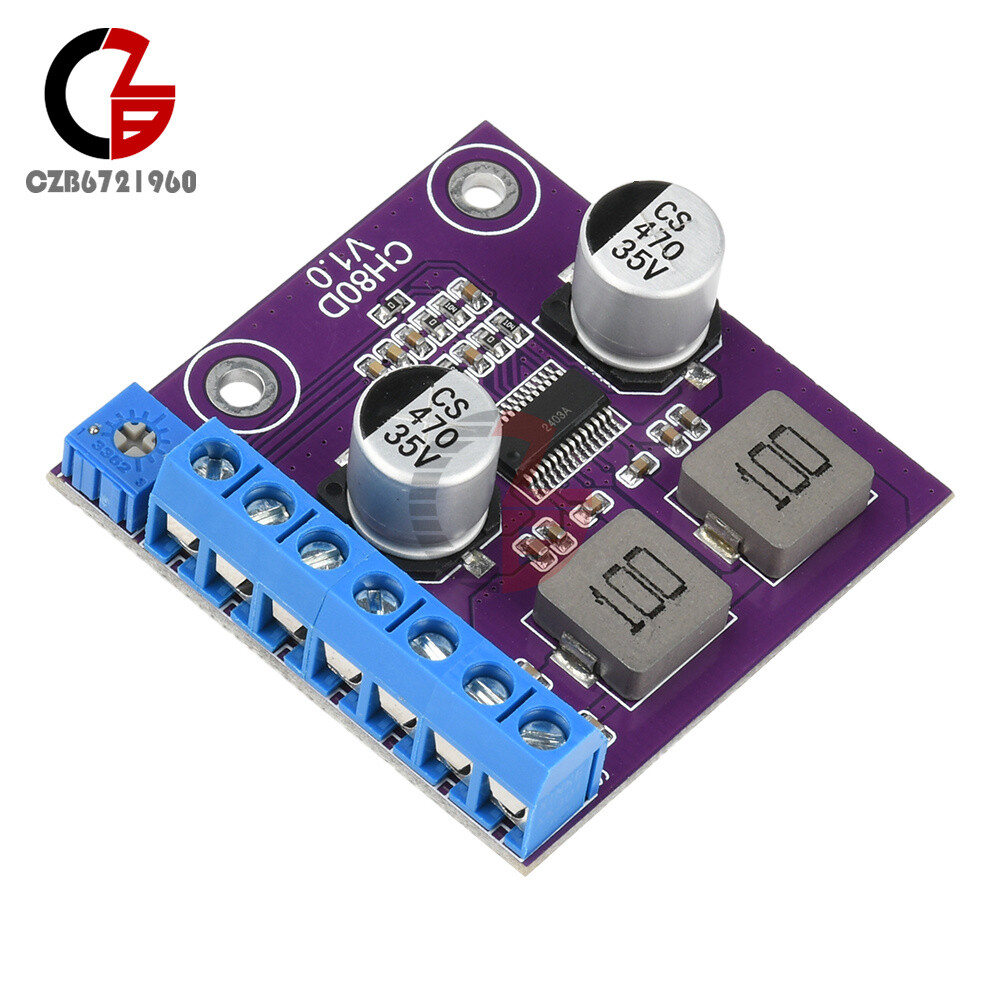 80W Stereo Voice Audio Amplifier Module Class D Amplifier Board Player Module
