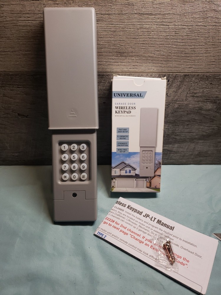 Universal Garage Door Wireless Keypad