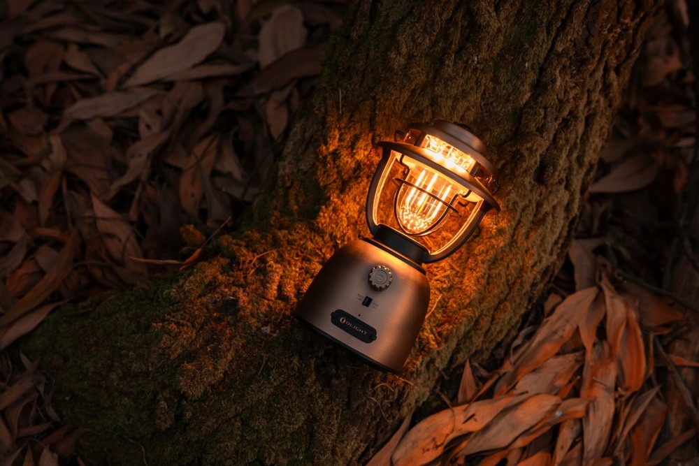 Olight Olantern Stretch Vintage Copper Camping Lamp w/Height Adjustable Head