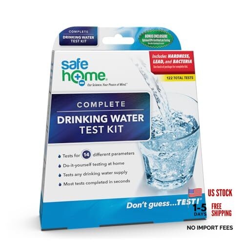 Complete Drinking Water Test Kit – DIY Screening for 14 Parameters + Optional
