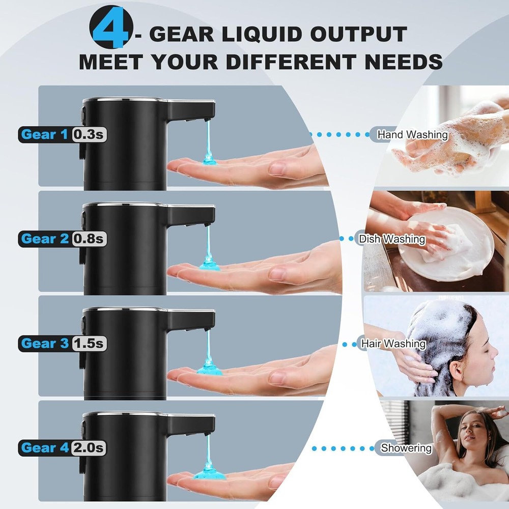 14oz Automatic Soap Dispenser Touchless Liquid Vertical Hand Soap Dispenser