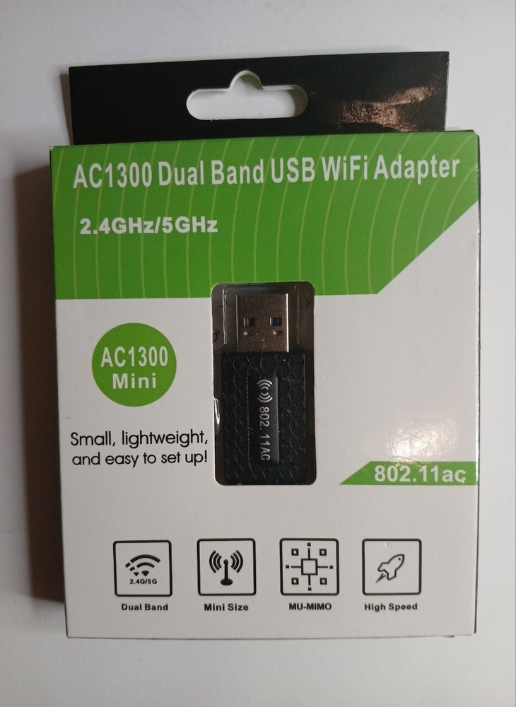 AC 1300 Dual Band USB WiFi Adapter