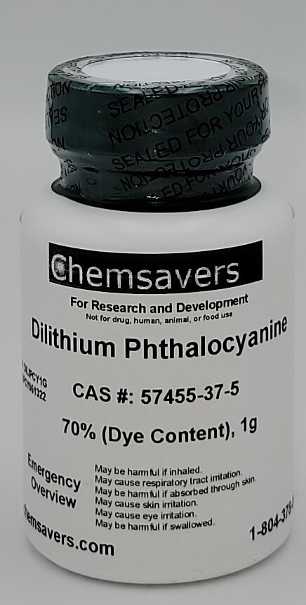 Dilithium Phthalocyanine, 70% (Dye Content), Certified, 1g