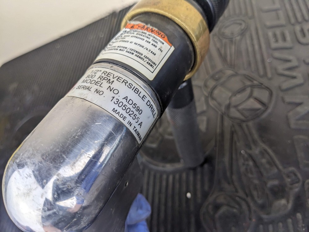 #bf836 MAC Tools 1/2" Reversible Drill Pneumatic / Air AD590
